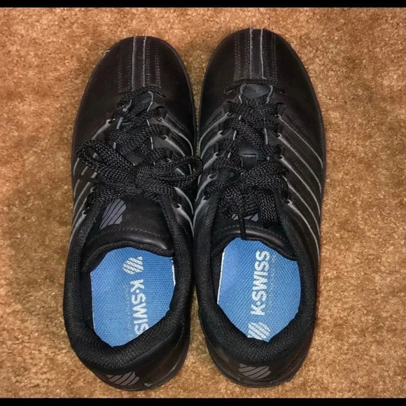 KSWISS TENNIS SHOES VARSITY IN BLACK - Picture 3 of 5